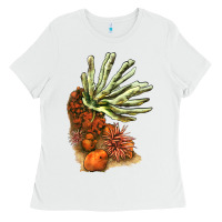 White Coral Reef Ladies Tee - LillyAllenDesigns