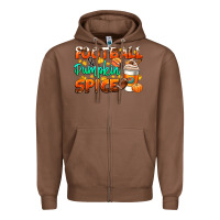 Chestnut football pumpkin spice Zipper Hoodie - CowGirlArtShop
