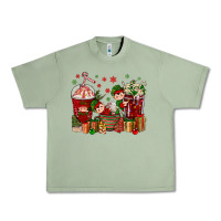 Oil Green Elf Coffee Cups Christmas Urban Heavy Tee - BundleAndBundleShop
