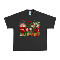Pigment Black Elf Coffee Cups Christmas Urban Heavy Tee - BundleAndBundleShop