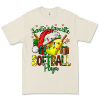 Santa's Favorite Softball Player Premium Tee | Teevron