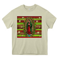 Mossy our lady of Guadalupe Christmas Heavy Core Tee - Jasminsmagicworld