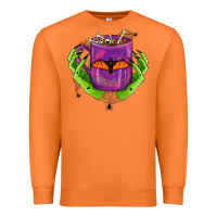 Carrot Halloween Coffee Cup With Hands Premium Sweatshirt - FaDigitalArtStudio