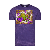 Cloud Purple mardi gras hearts tumbler bbs Vintage Tee - BundleAndBundleShop