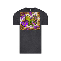 Vintage Black mardi gras hearts tumbler bbs Vintage Tee - BundleAndBundleShop