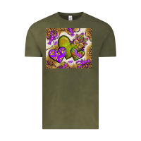Vintage Olive mardi gras hearts tumbler bbs Vintage Tee - BundleAndBundleShop