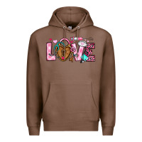Chestnut love valentines day nurse Premium Hoodie - OliviaCreatesArt