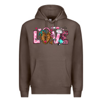 Coffee love valentines day nurse Premium Hoodie - OliviaCreatesArt