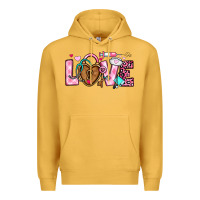 Mustard love valentines day nurse Premium Hoodie - OliviaCreatesArt