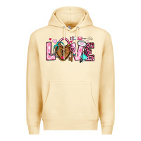 Pina Colada love valentines day nurse Premium Hoodie - OliviaCreatesArt