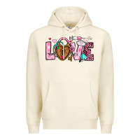 Sandshell love valentines day nurse Premium Hoodie - OliviaCreatesArt