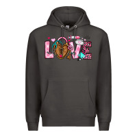 Smoke love valentines day nurse Premium Hoodie - OliviaCreatesArt