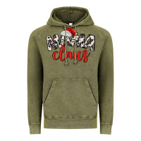 Vintage Olive Mama Claus Vintage Hoodie - MaliasSmallBusiness