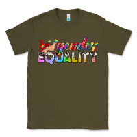 Army Green Western LGBTQ Gender Equality Classic Tee - BundleAndBundleShop