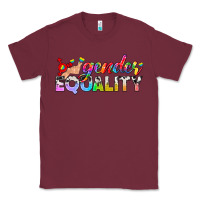 Burgundy Western LGBTQ Gender Equality Classic Tee - BundleAndBundleShop