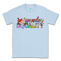 Dusty Blue Western LGBTQ Gender Equality Classic Tee - BundleAndBundleShop