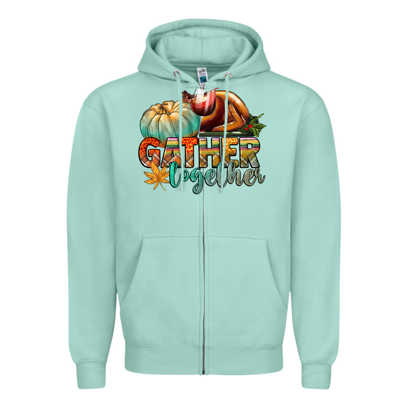 Gather Together Zipper Hoodie by CowGirlArtShop | Teevron