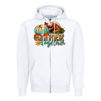 White gather together Zipper Hoodie - CowGirlArtShop
