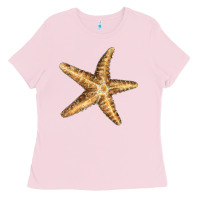 Bubblegum Pink Starfish Ladies Tee - LillyAllenDesigns