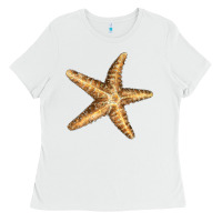 White Starfish Ladies Tee - LillyAllenDesigns