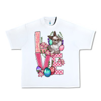 White Love Easter Urban Heavy Tee - BundleAndBundleShop