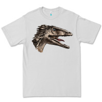 Dove Grey Deinonychus Face Premium Tee - LillyAllenDesigns