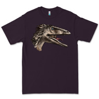 Plum Deinonychus Face Premium Tee - LillyAllenDesigns