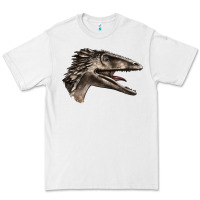 White Deinonychus Face Premium Tee - LillyAllenDesigns