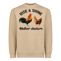 Mushroom Rise and Shine Mother Cluckers Heavyweight Sweatshirt - Bettercallsaul