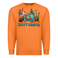 Carrot Happy Camper Coffee Cups Premium Sweatshirt - FaDigitalArtStudio