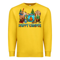 Lemon Happy Camper Coffee Cups Premium Sweatshirt - FaDigitalArtStudio