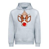 Heather Grey Coffee  Animal Urban Hoodie - CowhideDigitalArt