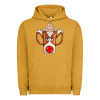 Pigment Peanut Butter Coffee  Animal Urban Hoodie - CowhideDigitalArt