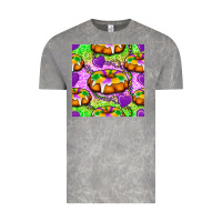Cloud Rock Mardi Gras king cake seamless pattern Vintage Tee - BundleAndBundleShop