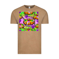 Vintage Coffee Mardi Gras king cake seamless pattern Vintage Tee - BundleAndBundleShop
