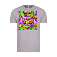 Vintage Zinc Mardi Gras king cake seamless pattern Vintage Tee - BundleAndBundleShop