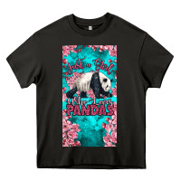 Asphalt just a girl who loves pandas Heavy Core Tee - LillyAllenDesigns
