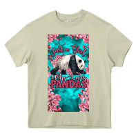 Mossy just a girl who loves pandas Heavy Core Tee - LillyAllenDesigns