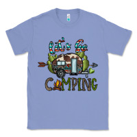 Colony Blue let's go camping Classic Tee - CowhideDigitalArt