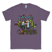 Lavender let's go camping Classic Tee - CowhideDigitalArt