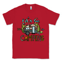 Red let's go camping Classic Tee - CowhideDigitalArt
