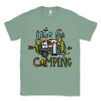 Sage let's go camping Classic Tee - CowhideDigitalArt