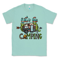 Seafoam let's go camping Classic Tee - CowhideDigitalArt