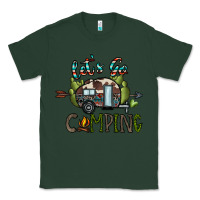 Sports Green let's go camping Classic Tee - CowhideDigitalArt