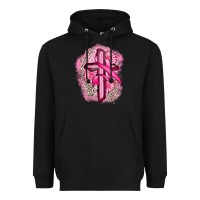 Black breast cancer cross Heavyweight Hoodie - FaDigitalArtStudio