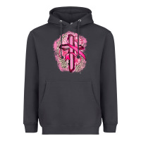 Smoke breast cancer cross Heavyweight Hoodie - FaDigitalArtStudio