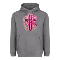 Storm breast cancer cross Heavyweight Hoodie - FaDigitalArtStudio