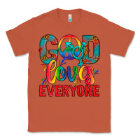 Copper LGBTQ+ God Loves Everyone Classic Tee - BundleAndBundleShop