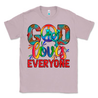 Lilac LGBTQ+ God Loves Everyone Classic Tee - BundleAndBundleShop