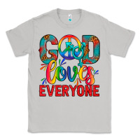 Moon Dust LGBTQ+ God Loves Everyone Classic Tee - BundleAndBundleShop